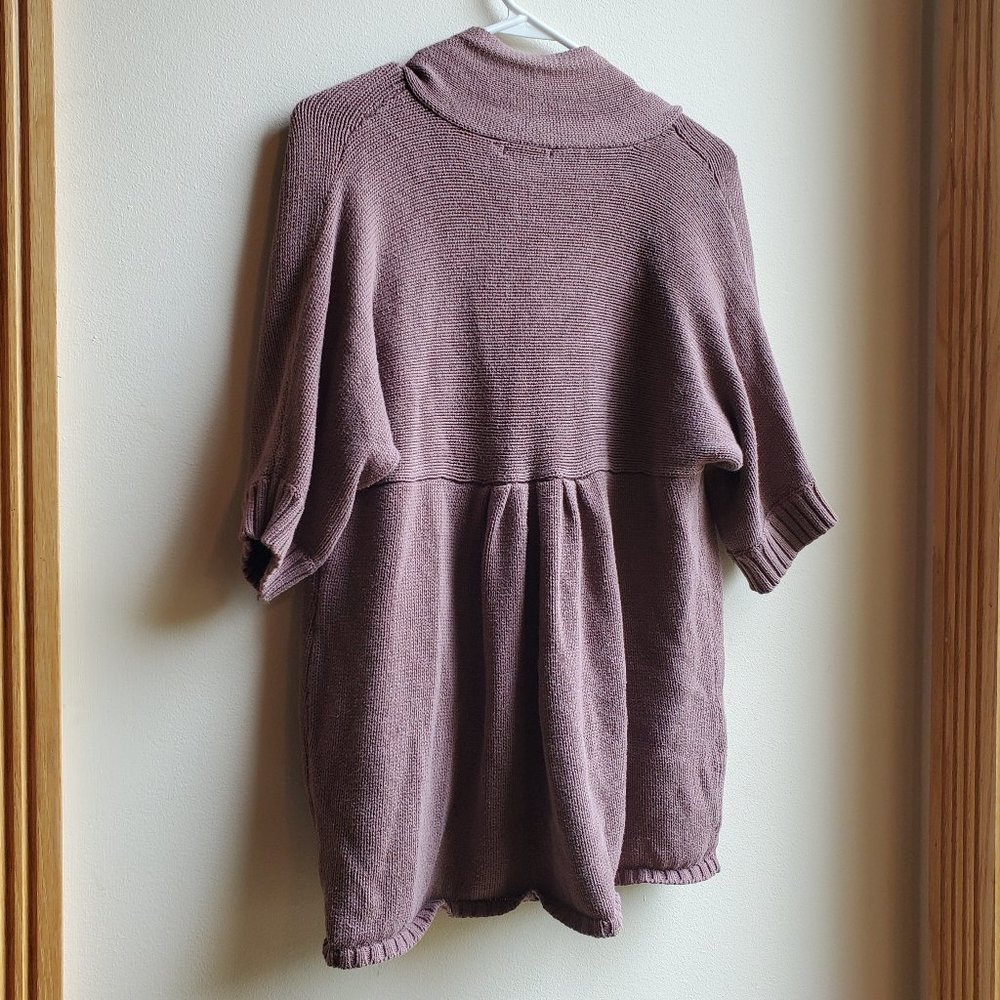 Daisy Fuentes Mauve Open Cardigan Size Medium - Picture 10 of 14